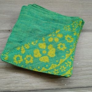 Handmade cloth coasters (set of 5)